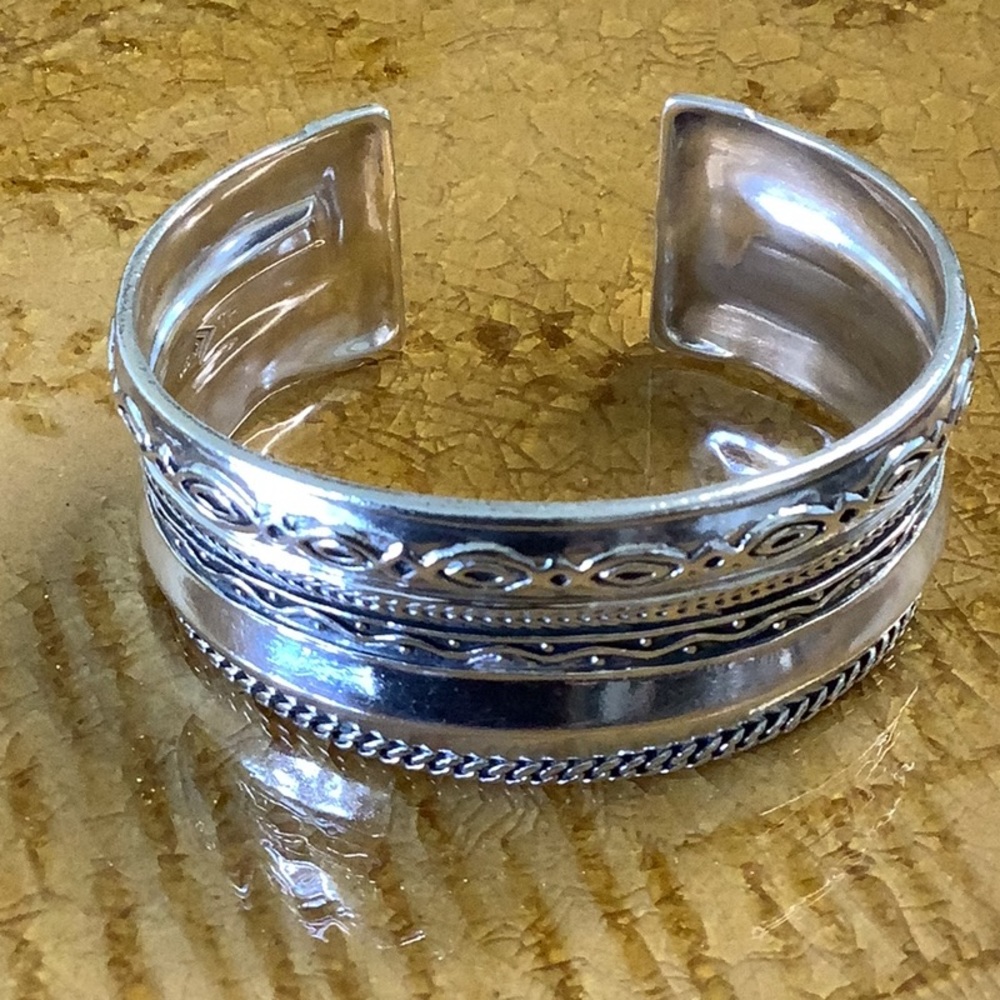 Silpada Multi Pattern Cuff B3424 - image 5